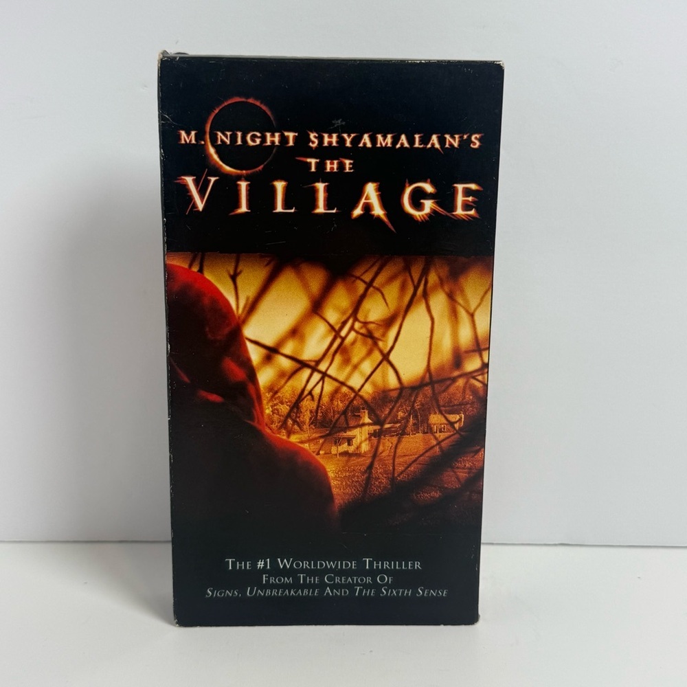 The Village VHS tape cassette 2005 m night shyamalan halloween horror cult movie